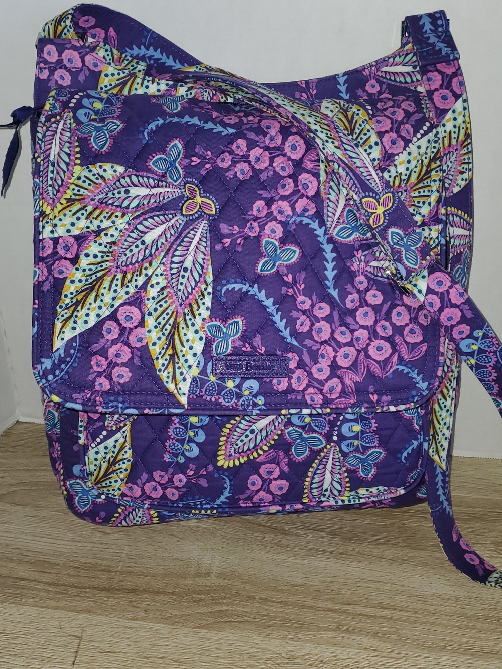 Vera Bradley Batik Leaves Hipster Crossbody Bag